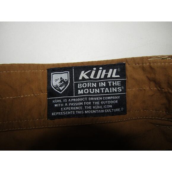 Kuhl Morn In The Mountains Brown Pants sz 36x32 Outdoor Hiking Camping Hunting - Picture 6 of 9